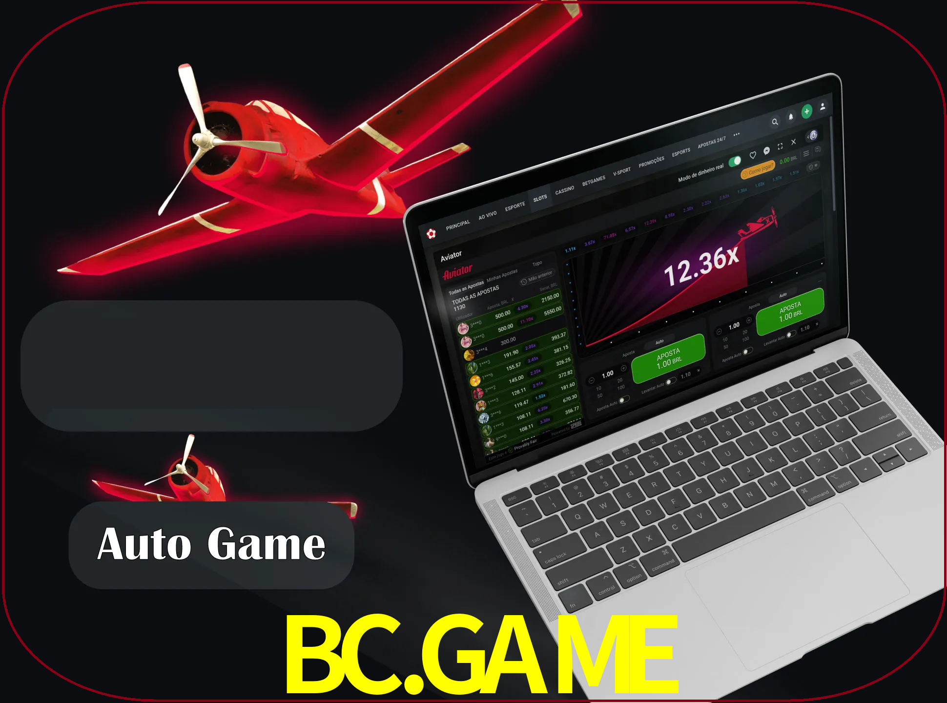 No modo automático, os jogos apostam e sacam seu dinheiro automaticamente.