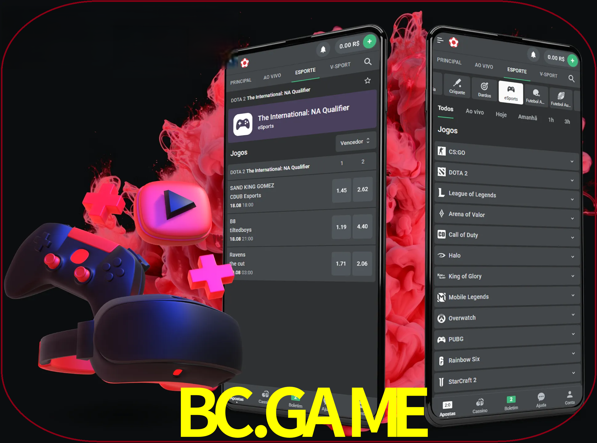 Para ter a aplicação móvel bc.game no seu smartphone, basta descarregar o ficheiro apk e seguir as instruções.
