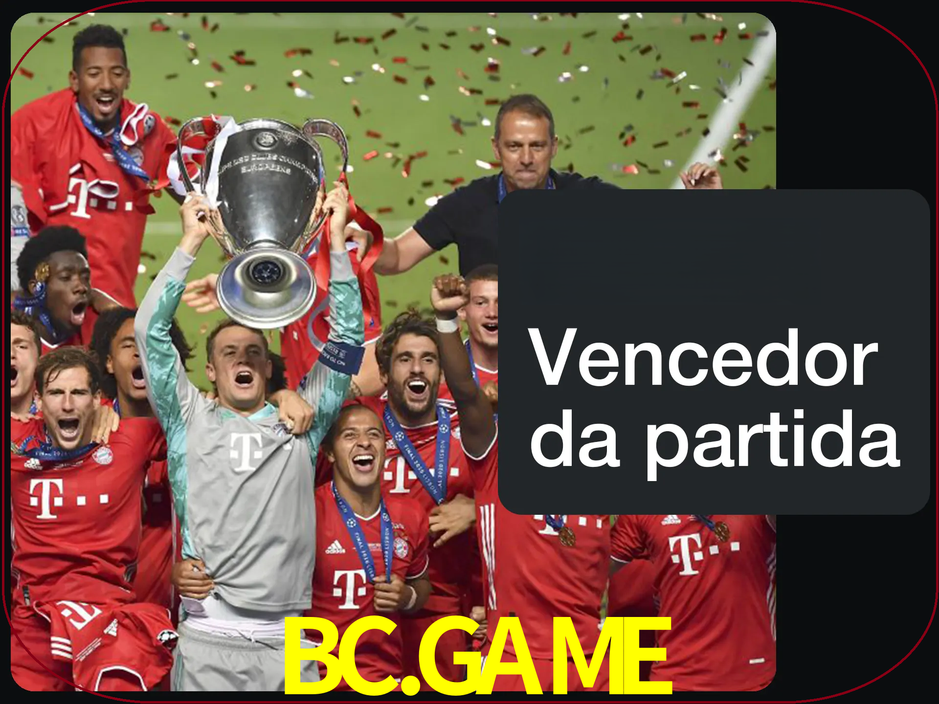 Aposte no vencedor e ganhe uma grande quantia de dinheiro.