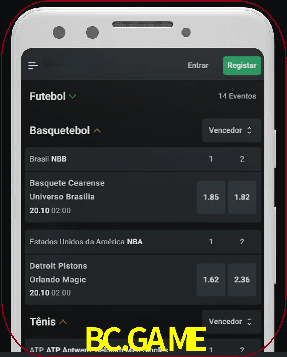 Aposte e assista aos esportes em formato ao vivo.