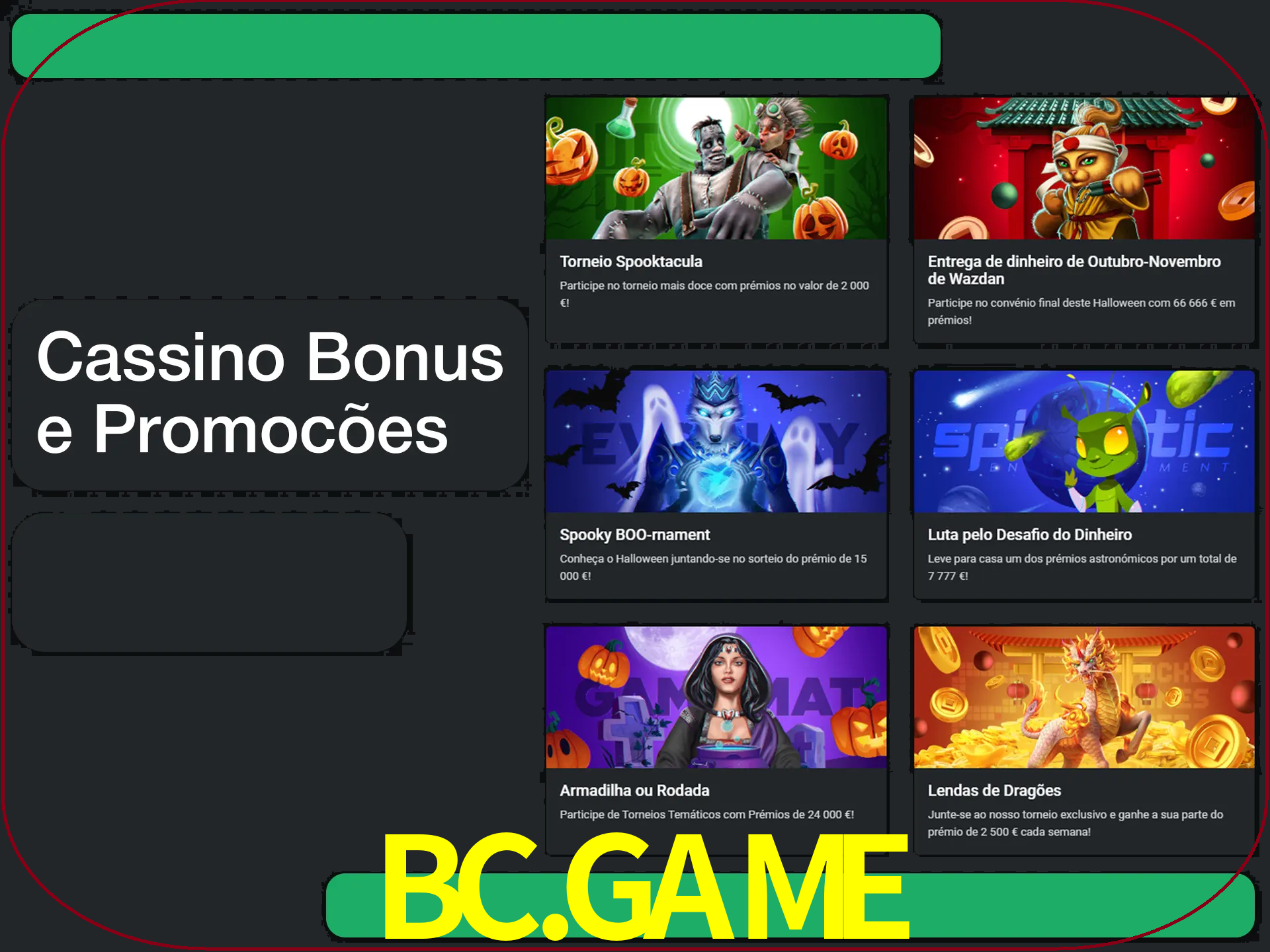 Verifique se há novos bônus de cassino para reivindicar.