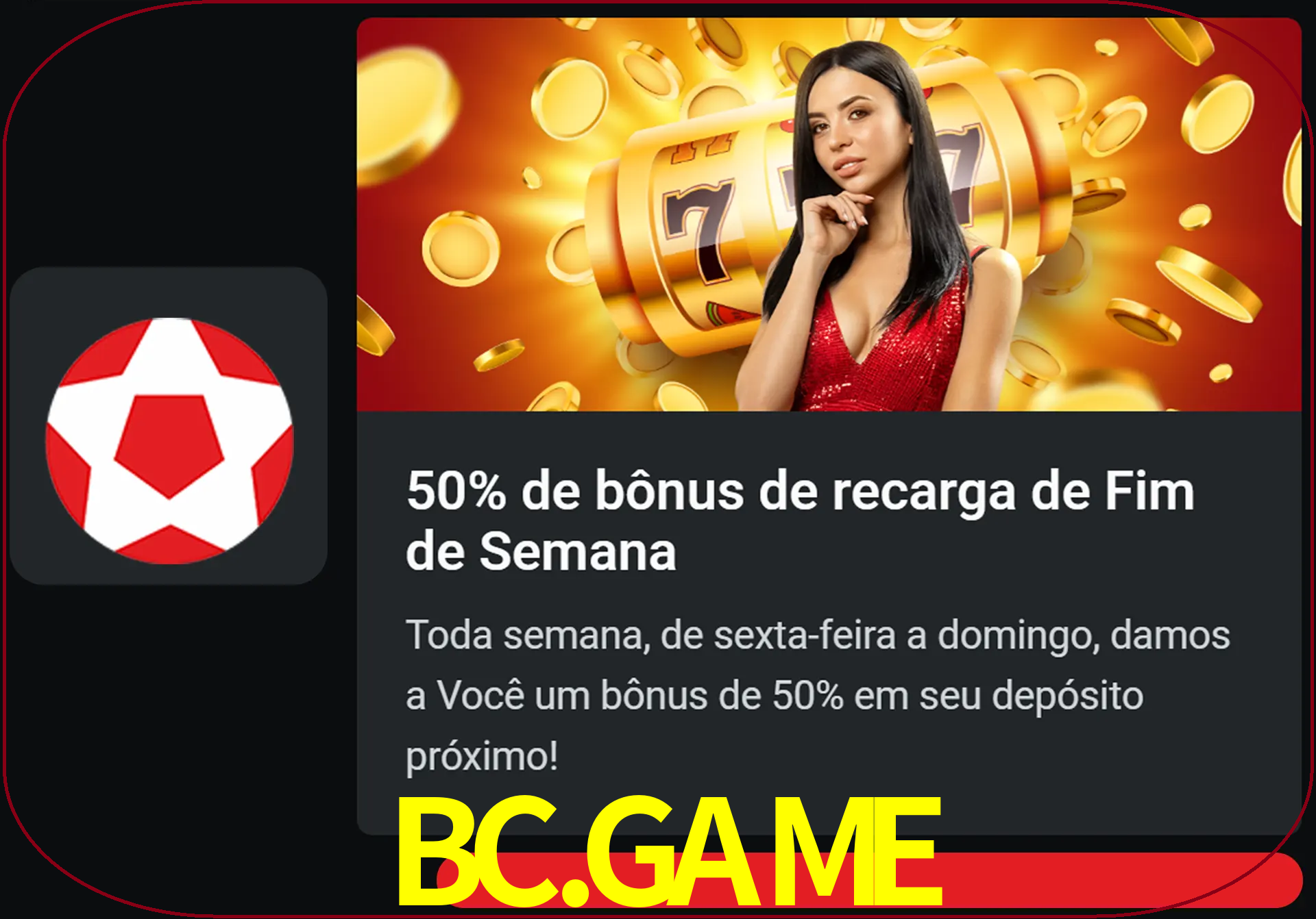 Volte a cada semana para receber novos bônus em dinheiro.