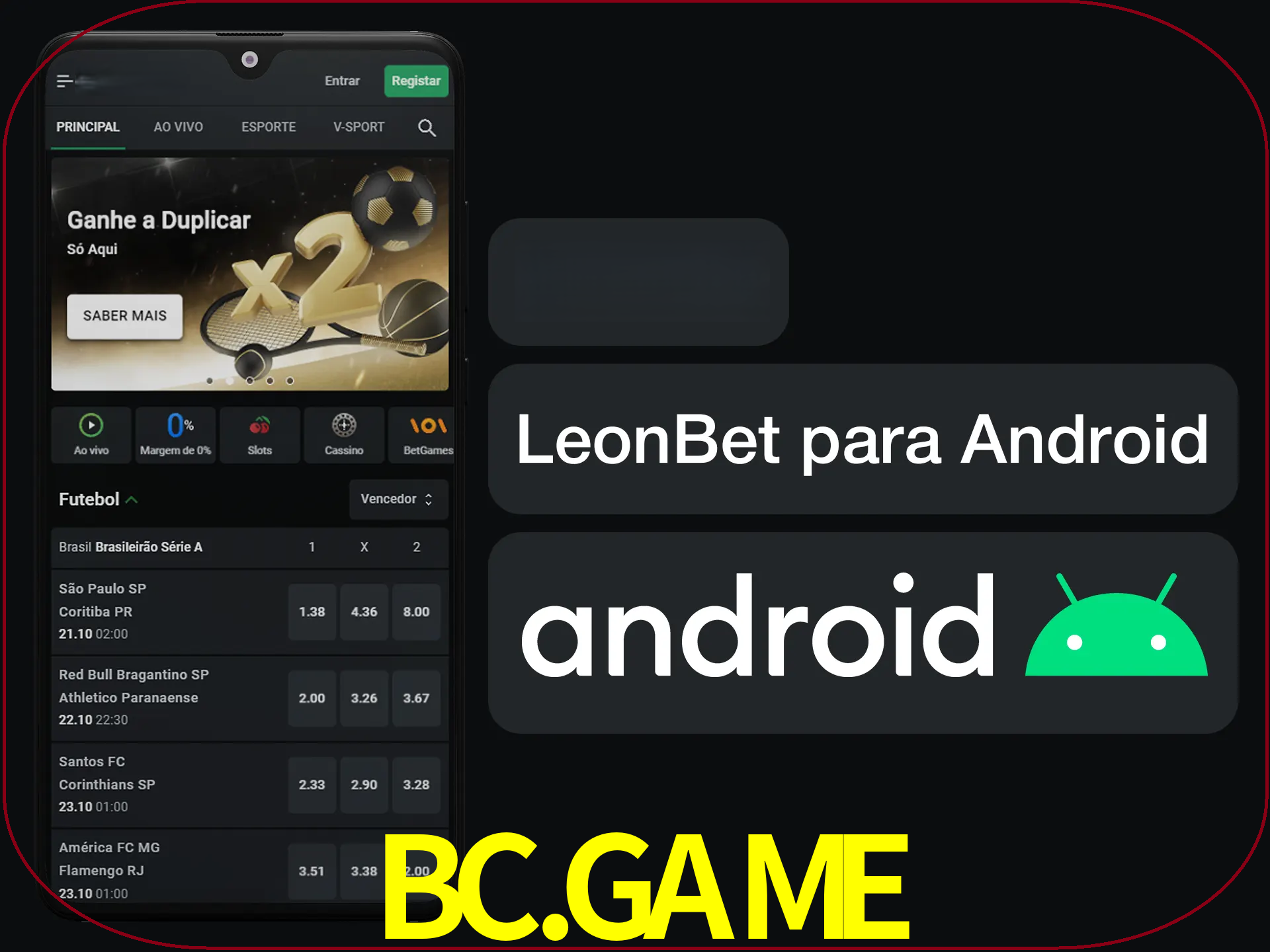 Adquira sua versão poket de LeonBet.
